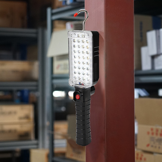 LED 작업등 34구 USB 충전식 랜턴 손전등 후레쉬 캠핑 차박 야외등