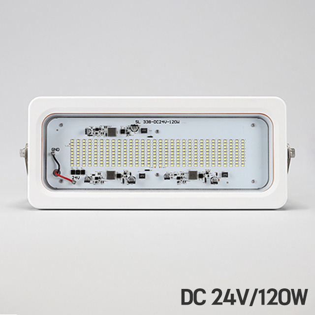 LED 투광기 광폭 슬림 방수 DC 120W 150W 24V 선박 차량용 저온창고 간판조명 투광등