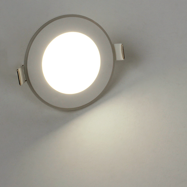LED 다운라이트 3인치 디밍 투톤 색변환 5W 스위치형 매입등 확산형 밝기조절 매립등
