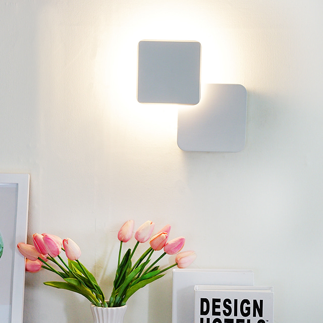 LED 트랜스 사각 8W 벽등 2color 포인트벽등