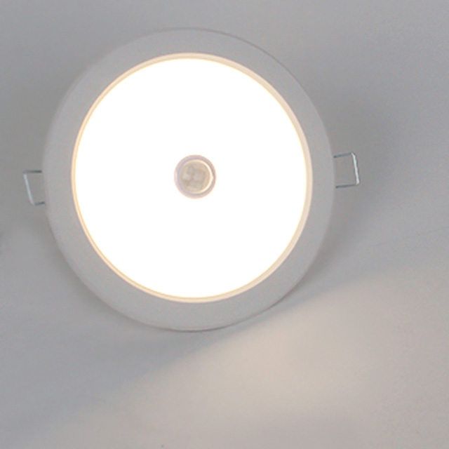 LED 매입 센서등 에코 6인치 15W 국산 센서등 플리커프리 현관 복도 매립등