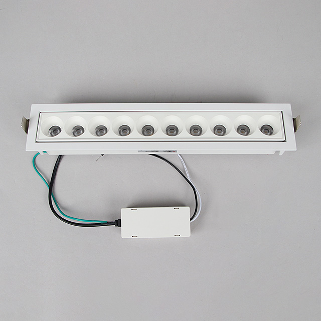 LED 다운라이트 멀티 매입등 10구 에코 자스민 사각 COB 20W 매립등기구