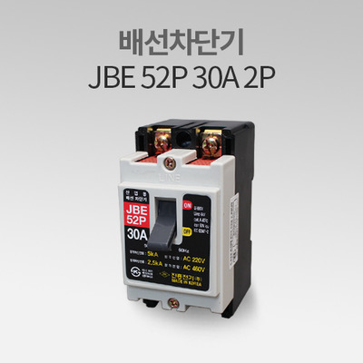 배선차단기 JBE - 52P 30A 2P 진흥전기 HS