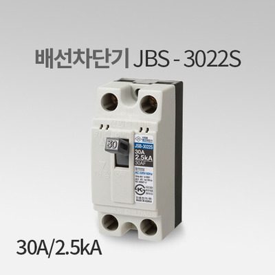배선차단기 JSB-3022S(30A) 2.5kA(소) 진흥전기 IN